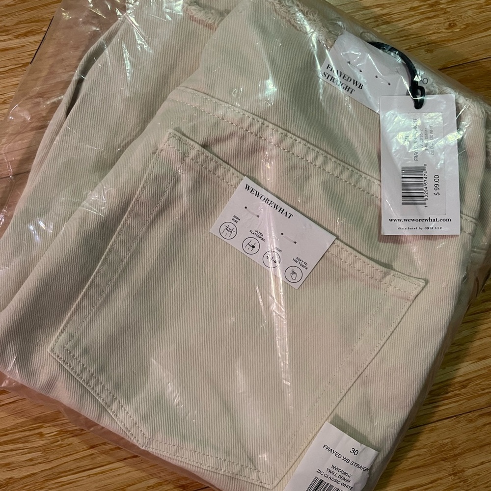 WeWoreWhat White Denim - Picture 3 of 3